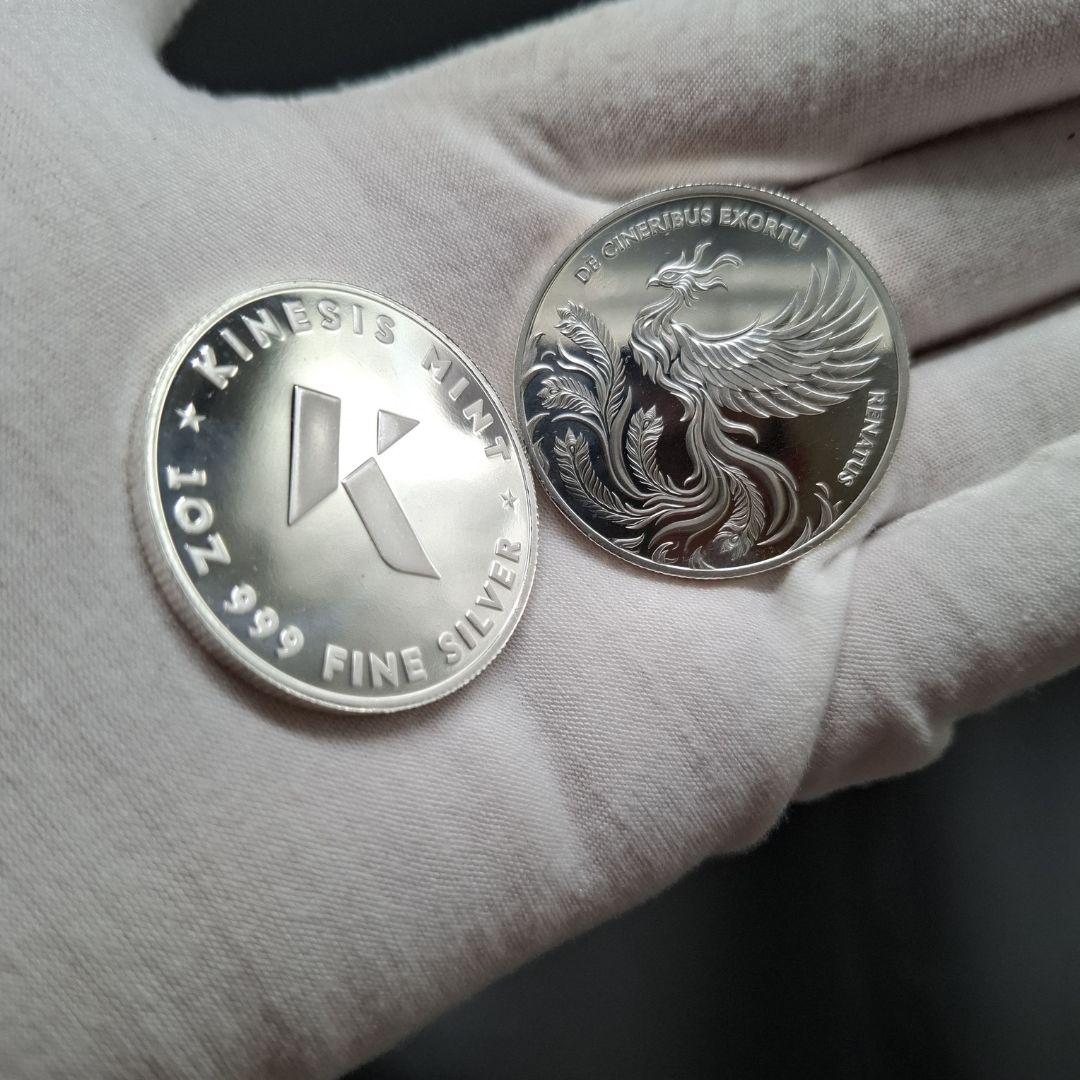 1oz Kinesis Silver Phoenix Coin - Image 2